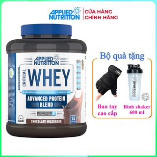 Sữa tăng cơ cao cấp CRITICAL WHEY của APPLIED NUTRITION hương Chocolate hộp 75 lần dùng – Phân phối chính hãng