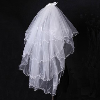 Khăn Voan Cô Dâu Đính Ngọc Trai