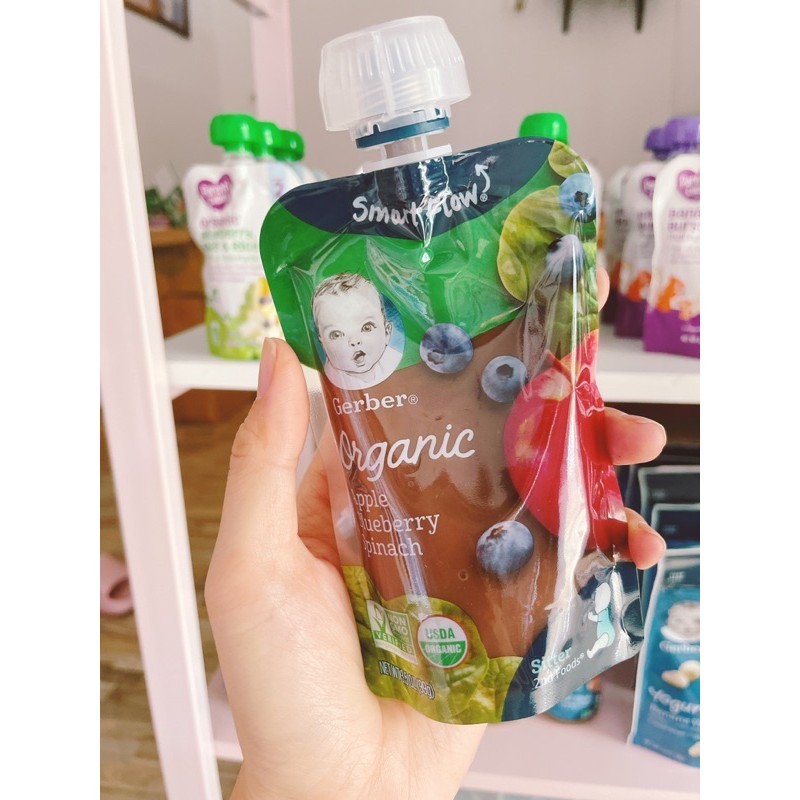 Trái cây nghiền Gerber Oganic