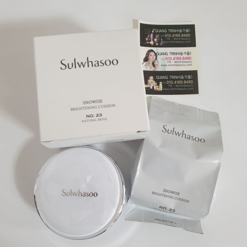 PHẤN NƯỚC SULWHASOO SNOWISE BRIGHTENING CUSHION