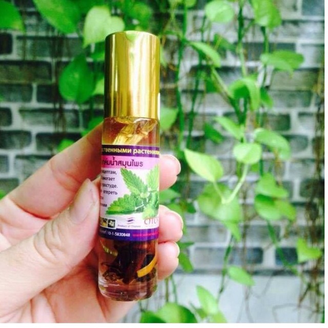 Dầu lăn Thảo Dược: Hương Sả, Chanh, Thơm, Bạc Hà