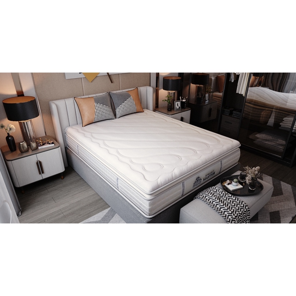 Nệm Lò Xo Kim Cương Euproject Master - Bảo hành 10 năm