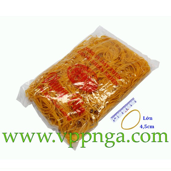 Dây thun dẻo vàng, lớn (500gr/ bịch)