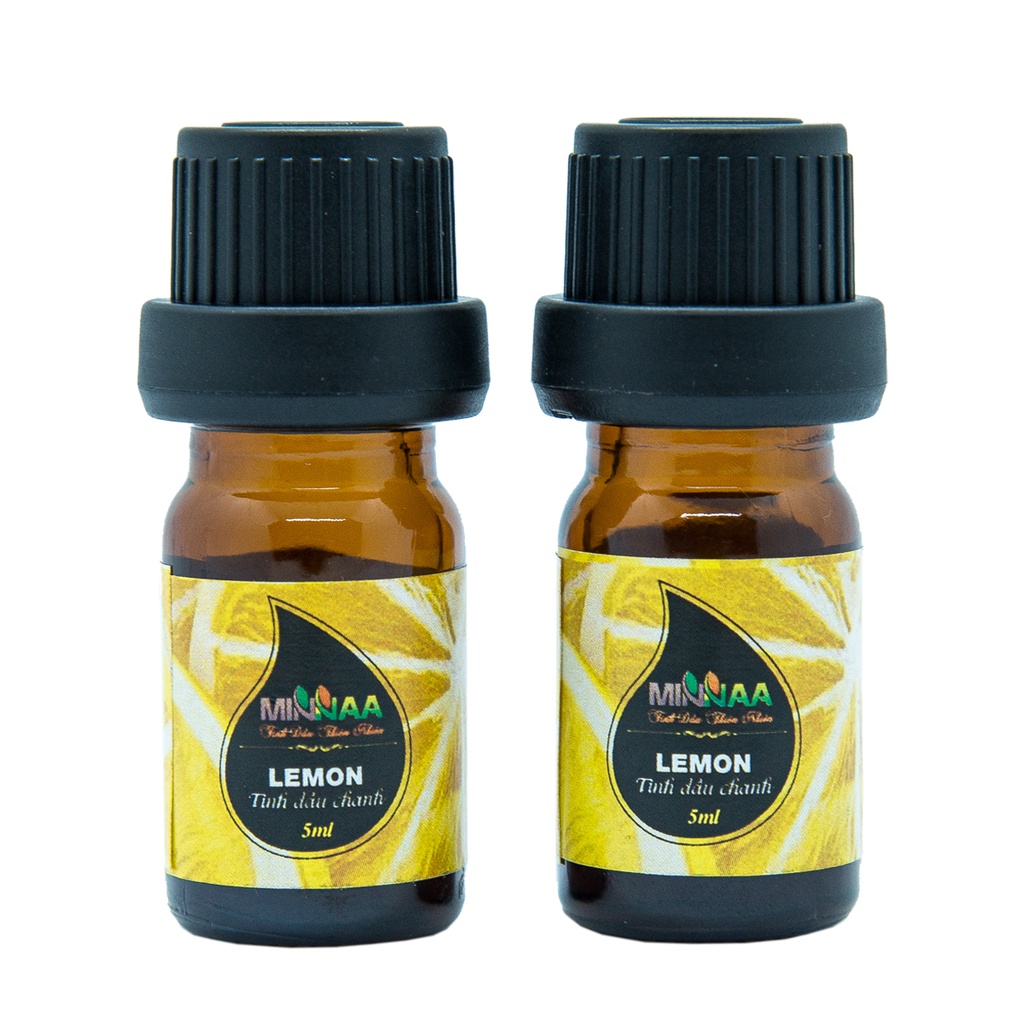 Tinh dầu thiên nhiên Chanh Minnaa 5ml, Khử mùi với hương chanh thơm mát