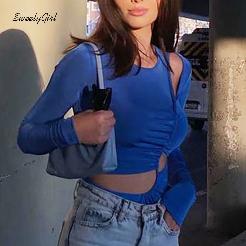 Áo Liền Quần Tay Dài Cổ Tròn Màu Trơn Thời Trang Quyến Rũ Hàng Mới Dành Cho Nữ 2022