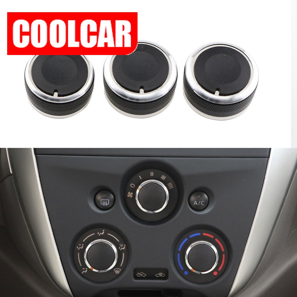 3 núm vặn điều khiển nhiệt độ máy điều hòa cho xe hơi Nissan Sunny mới tháng 3