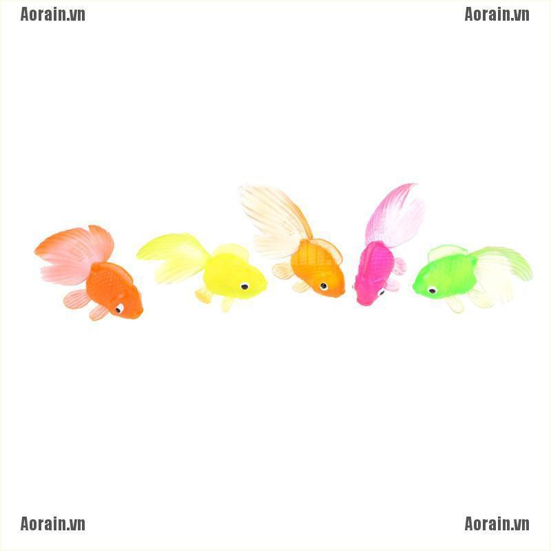 Bộ 20 Mô Hình Cá Vàng Bằng Cao Su Nhiều Màu Sắc