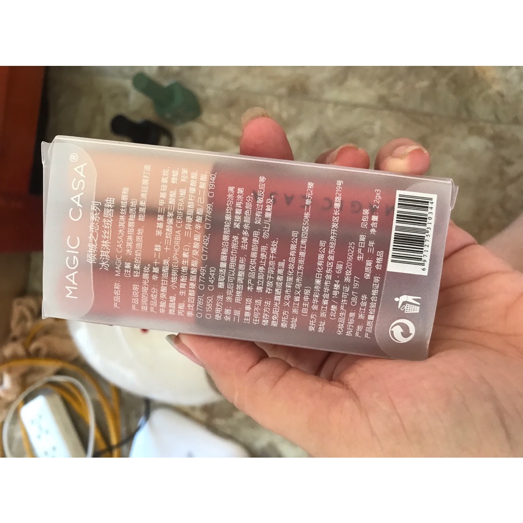 Set 3 Cây Son Lì Magic Casa Hàn Quốc (2 bảng màu)