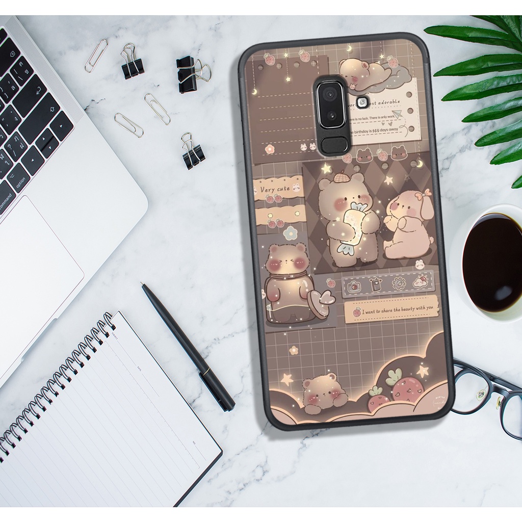 Ốp Lưng SAMSUNG A6 Plus - A8 Plus - J6 Plus - J8 , In Hình Sinh Động, Dễ Thương, Màu Sắc Cá Tính..