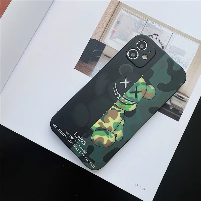 Ốp Lưng iPhone - Ốp iPhone Bape Silicon Full Hình Chìm