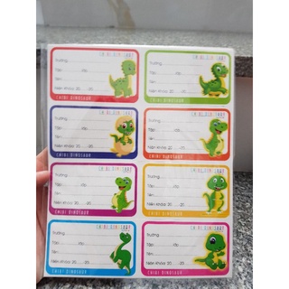 Nhãn vở, set 40 nhãn