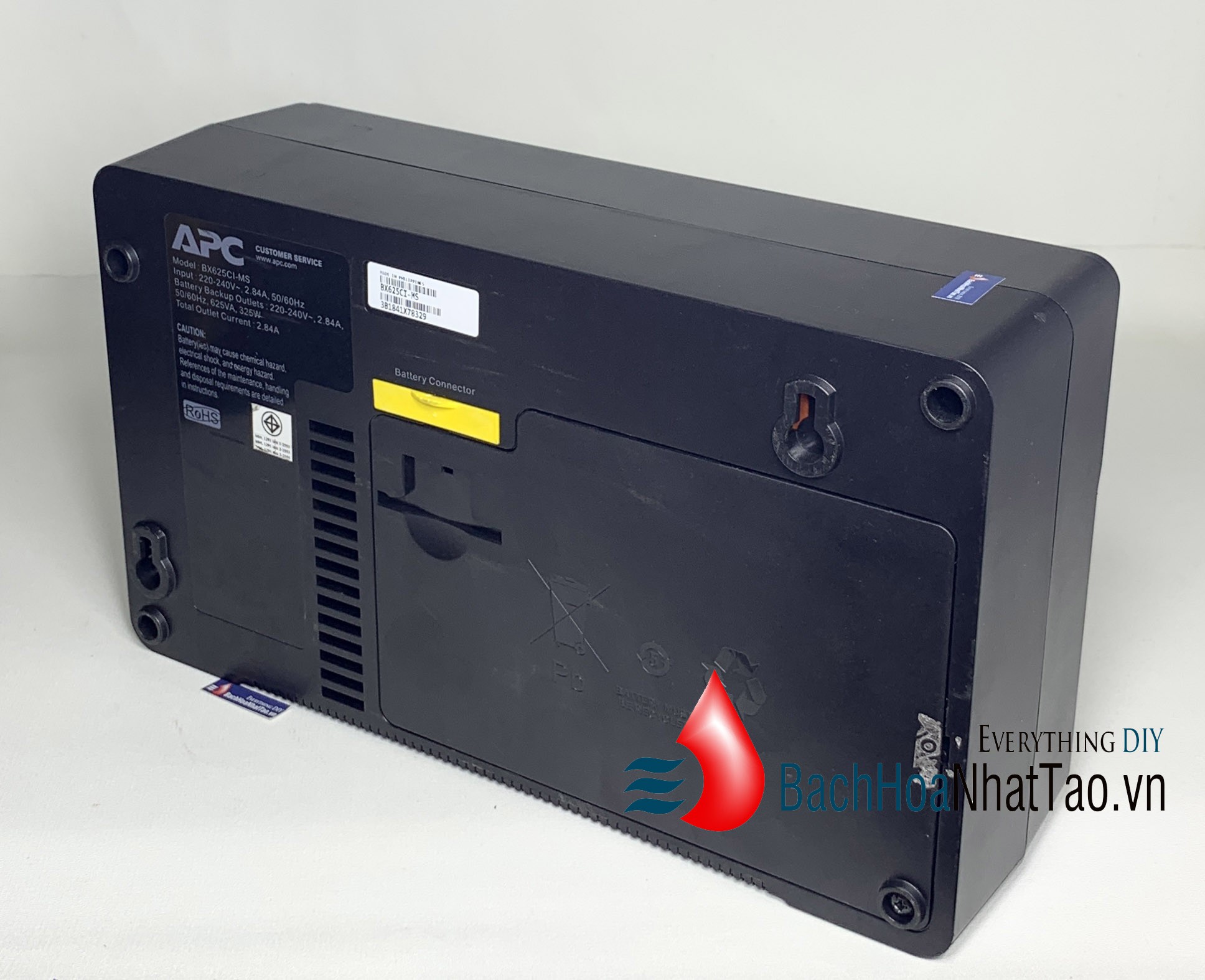 Bộ lưu điện ups APC 625va không bình acqui