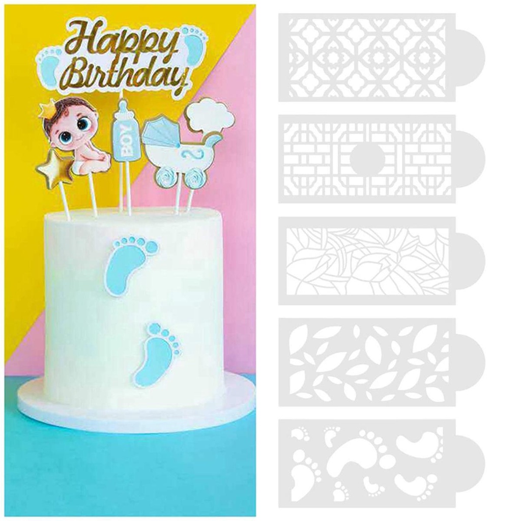 Lloyd Khuôn In Họa Tiết Hoa Retro Trang Trí Bánh Kem / Fondant