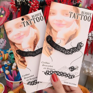 ❌follow- bộ choker tatoo 3 món mmz89