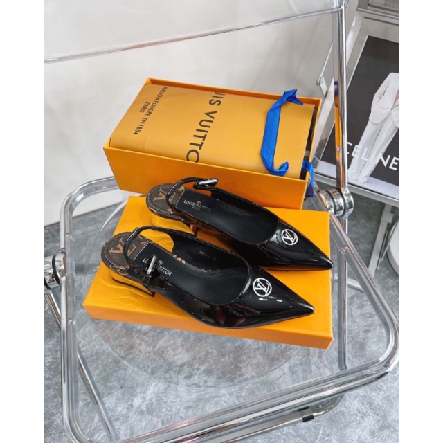 Giày Sandal Đế 5p Mũi Nhọn Da Mềm Êmm Fullbox Bill Túi Cao Cấp