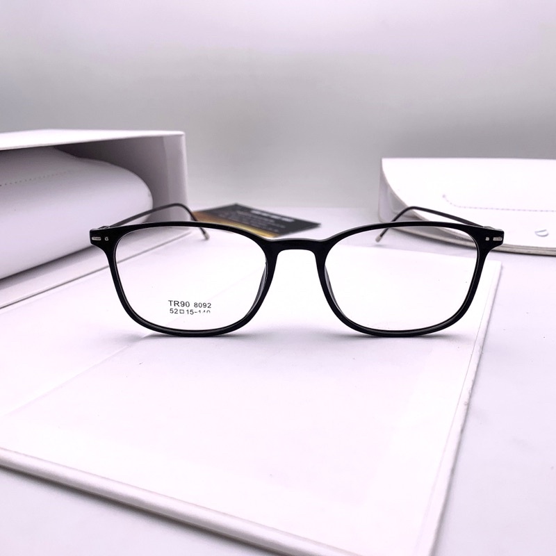 Gọng kính mắt vuông thời trang Hàn Quốc TR90 8092