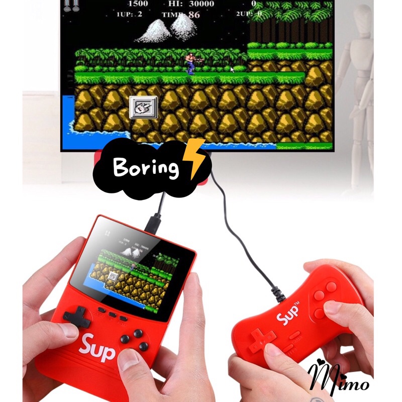 Máy chơi game Sup 400 Game In 1 Retro kèm tay cầm chơi Game 2 người cực độc đáo