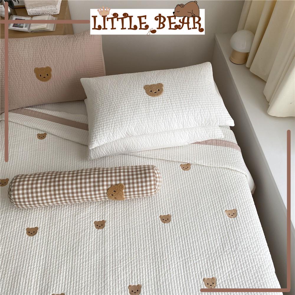 Gối ôm cho bé cotton cao cấp phong cách hàn quốc- Little Bear