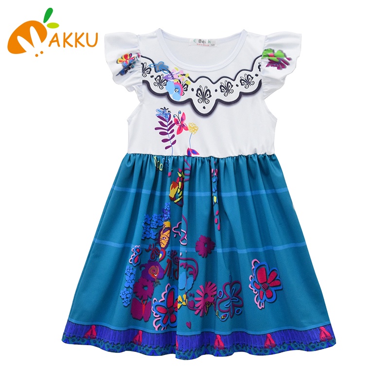 Đầm Hóa Trang Nhân Vật Hoạt Hình AKKU Dành Cho Bé Gái