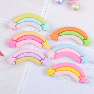 Sticker cầu vồng 2 đầu ngôi sao - phụ kiện handmade ốp lưng