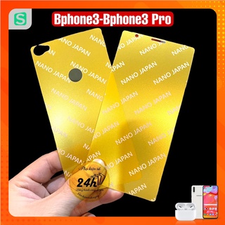 Combo Cường lực dẻo Nano Mặt trước và Sau cho Bphone 3 / Bphone 3pro Hàng cao cấp