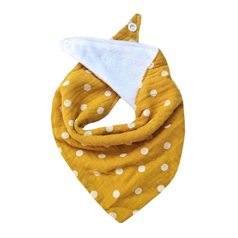 Yếm Ăn Cotton Mềm Mại Thấm Hút Tốt Không Gây Dị Ứng Tiện Dụng Cho Bé