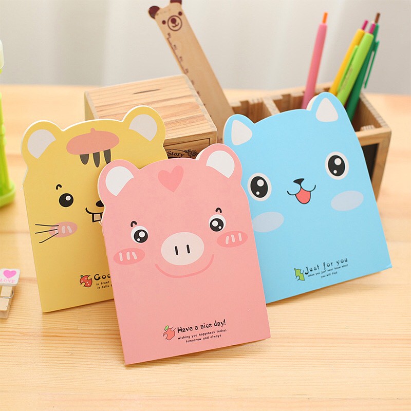 Sổ ghi chép hình gấu_sổ tay cute cho học sinh giá rẻ 40 trang