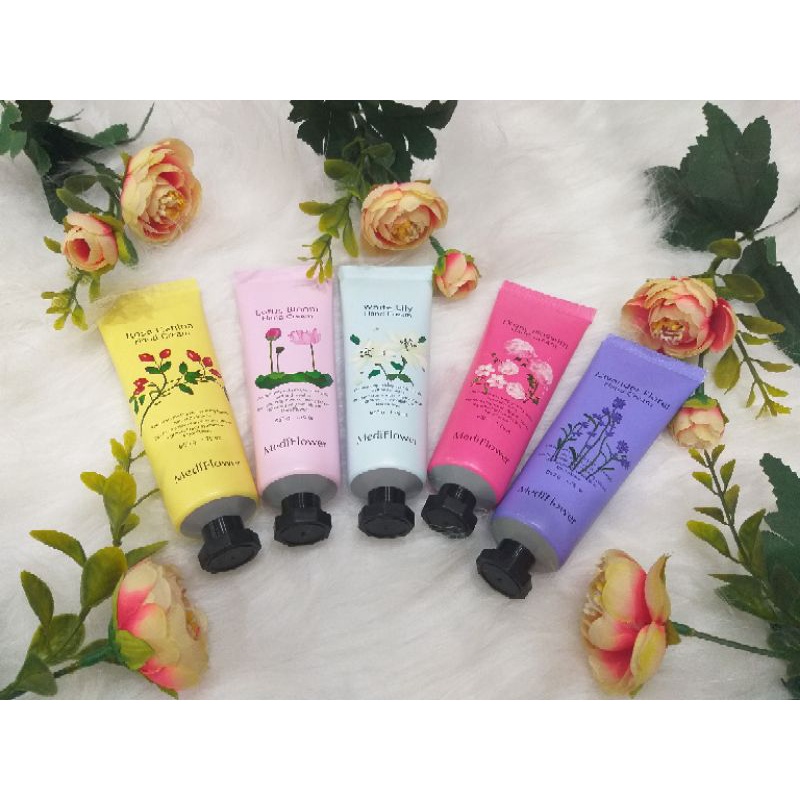 KEM DƯỠNG MỀM DA TAY MEDI FLOWER HAND CREAM - Hàn Quốc