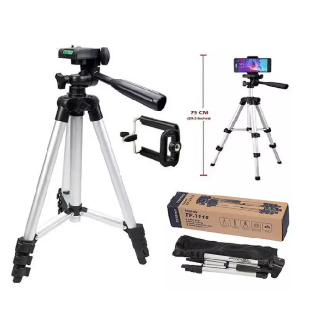 [Rẻ Vô Địch] Giá Đỡ Điện Thoại, kẹp Điện Thoại Đa Năng Tripod 3110