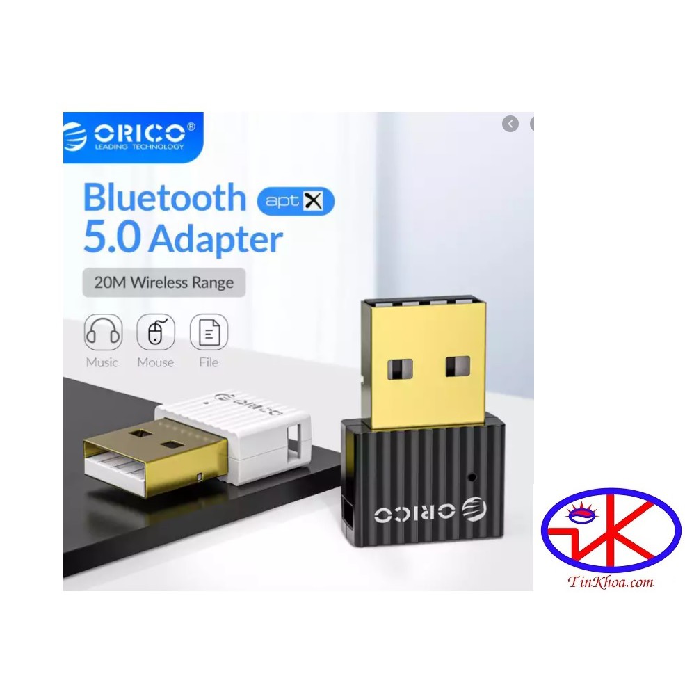 USB Bluetooth 5.0 Orico BTA-508 Dùng cho PC, Laptop.
