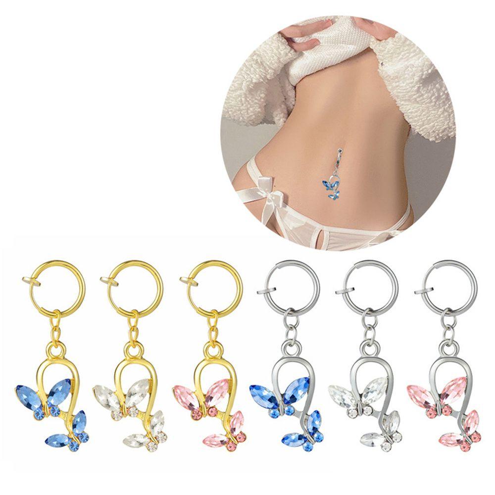 Khuyên Xỏ Rốn / Mũi / Rốn Giả Dạng Kẹp