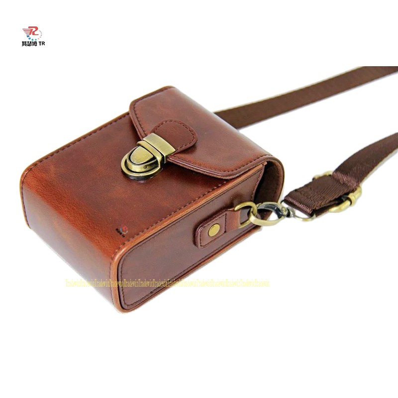 Túi Đựng Camera Bằng Da Pu Có Dây Đeo Vai Cho Máy Sony Zv1