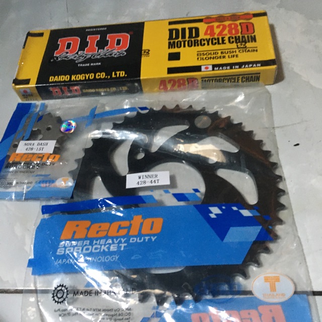 Nhông dĩa Recto sên Did 9 ly 428 HD