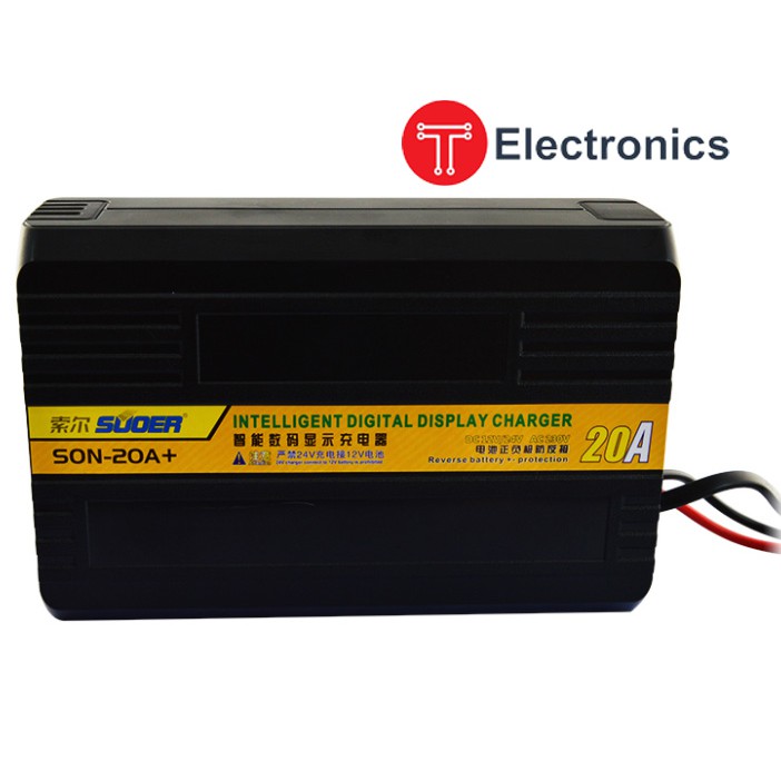 BỘ SẠC ẮC QUY TỰ ĐỘNG 12V-24V-20A SON-20A+