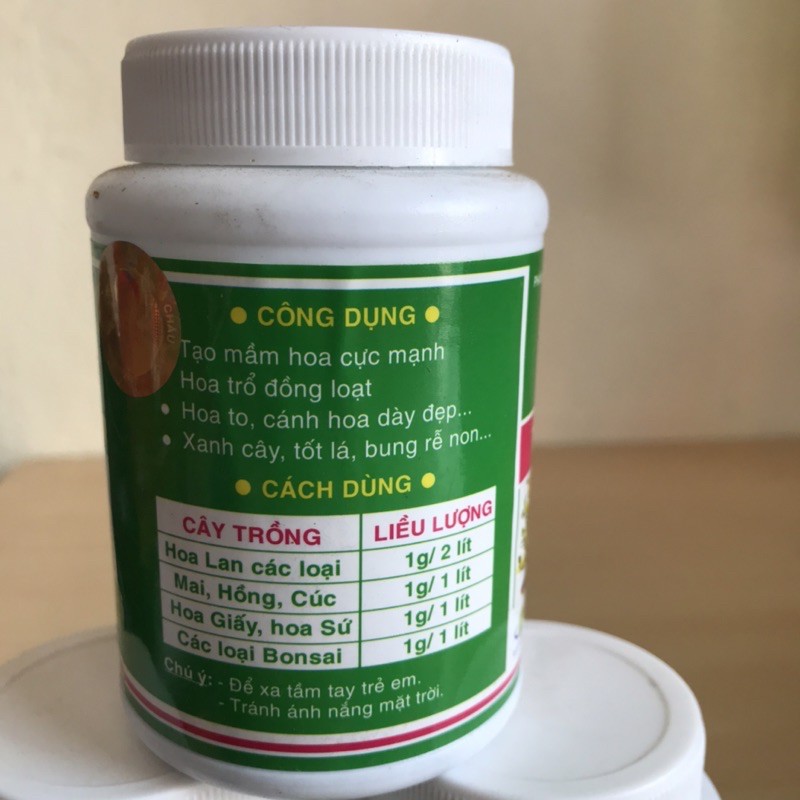 PHÂN BÓN TẠO MẦM HOA CỰC MẠNH Micro - Green NPK 16-31-16 +TE lọ 100gr. phân bón 16 31 16.