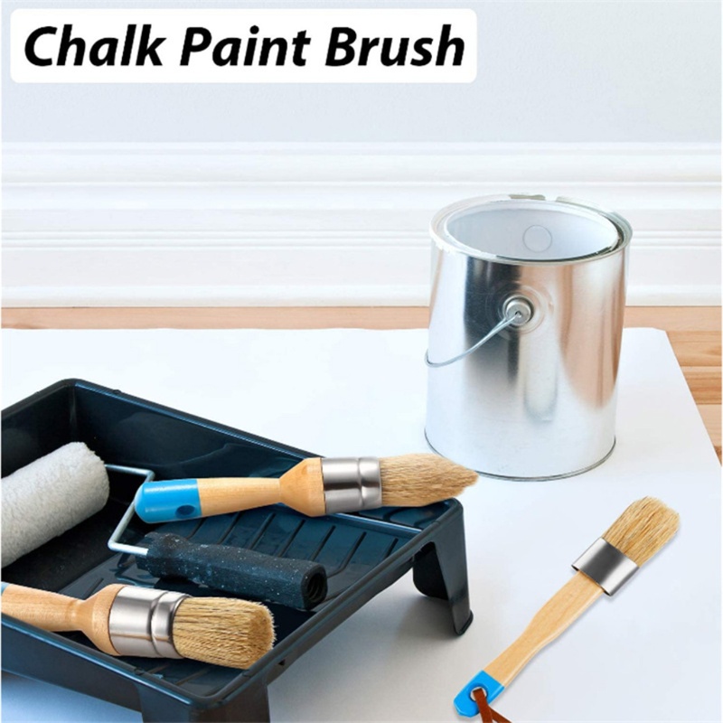 Bộ 3 Cọ Vẽ Tranh Đầu Tròn Bằng Lông Tự Nhiên