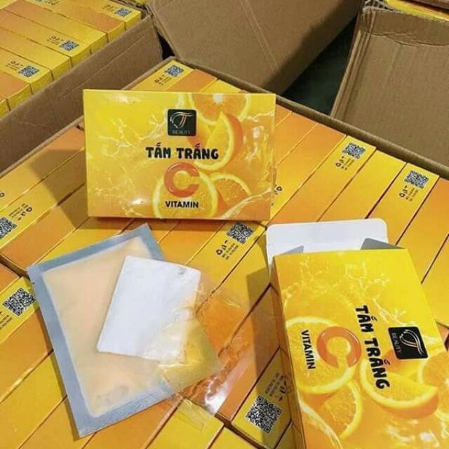 Tắm trắng Cam vitamin C