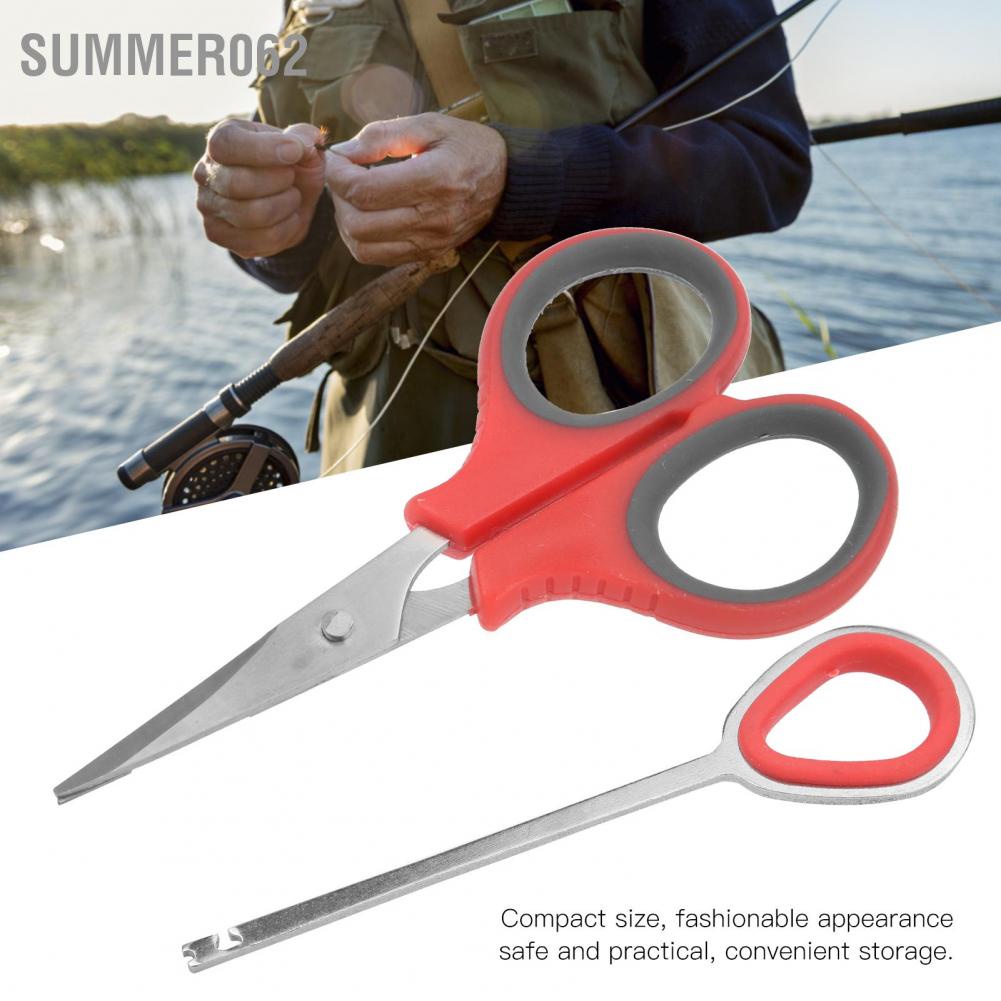Summer062 3 Set Multifunction Scissors Line Lure Cutter Fishing Hook Remover Separator Tackle