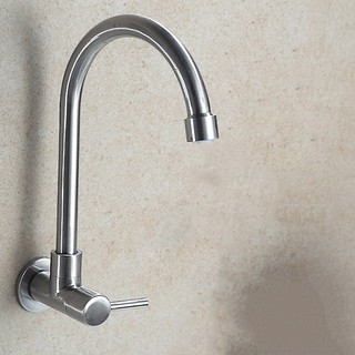 Vòi rửa bát đơn gắn tường inox304 Zento SUS4633
