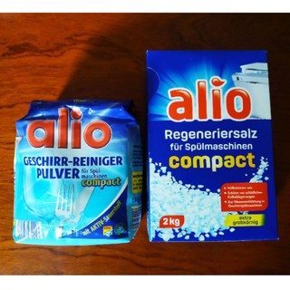 Combo bột rửa bát alio 1,8kg + muối alio 2kg