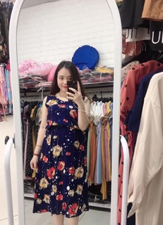 Váy lanh bầu bí bon chen