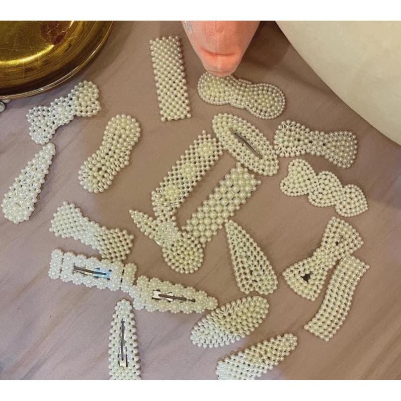 Set 20 chiếc kẹp tóc ngọc trai nhân tạo Hàn Quốc siêu xinh