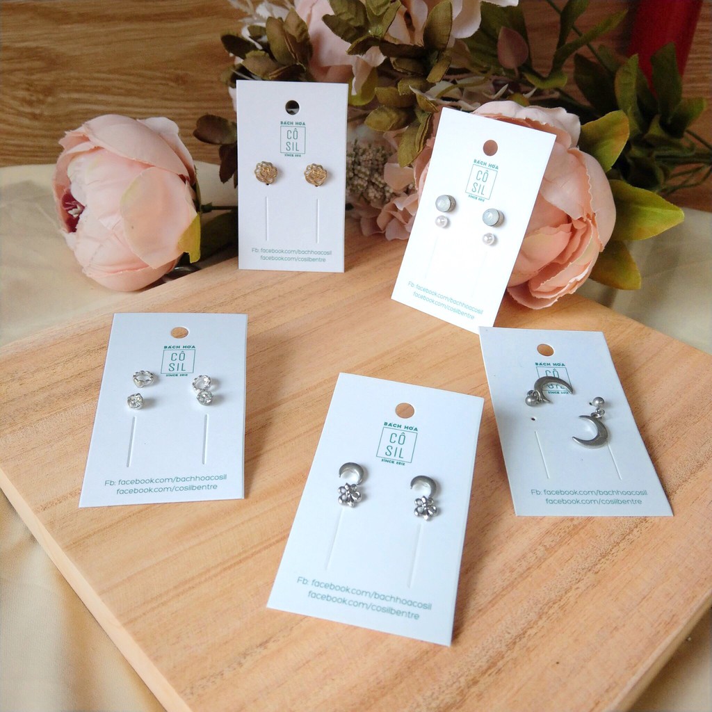 Hoa tai xuất xịn tách set F21, HM, Lovisa etc.. đồng giá 20K