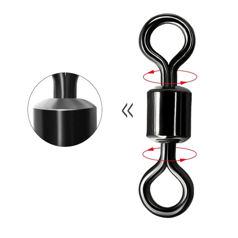 50 Khoen Ma Ní Bằng Thép Không Gỉ Cho Câu Cá