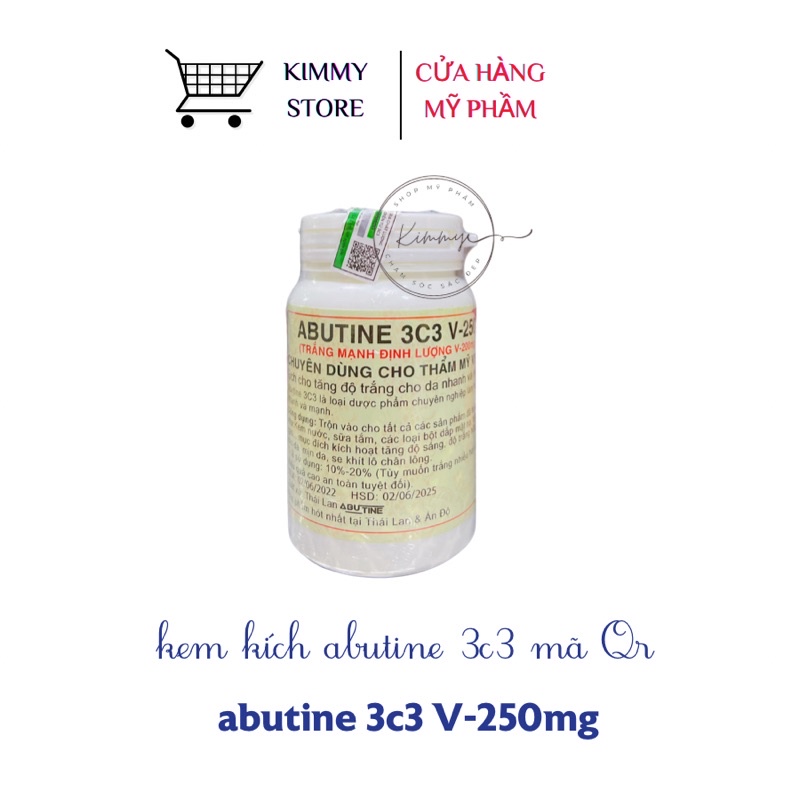 Abutine 3C3 phiên bản V-250 mẫu mới nhất lẻ hũ 200g