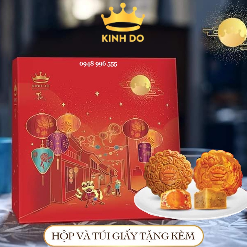 Bánh Trung Thu Kinh Đô - Trứng Nướng Thập Cẩm , Đậu Xanh , Hạt Sen , Gà Quay , Xá Xíu , Sữa Dừa , Hạt Dưa , Đậu Đỏ