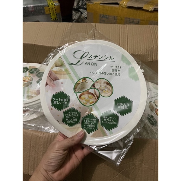 💥🌺Giấy Nến Đục Lỗ Dùng Cho Nồi Chiên Không Dầu 100 tờ size 23