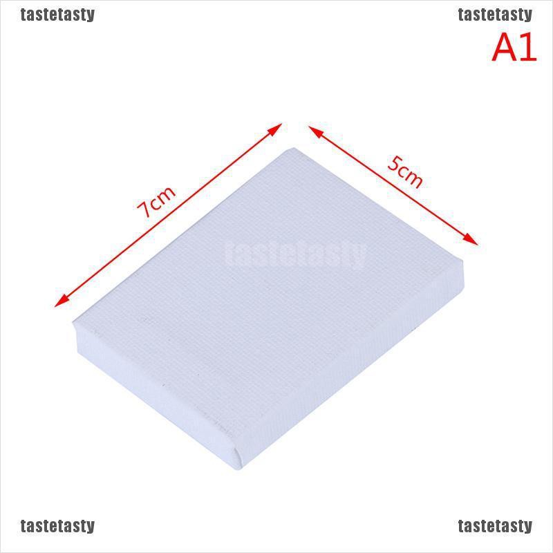 Bảng vải căng vẽ tranh sơn dầu acrylic màu trắng mini cao cấp | BigBuy360 - bigbuy360.vn