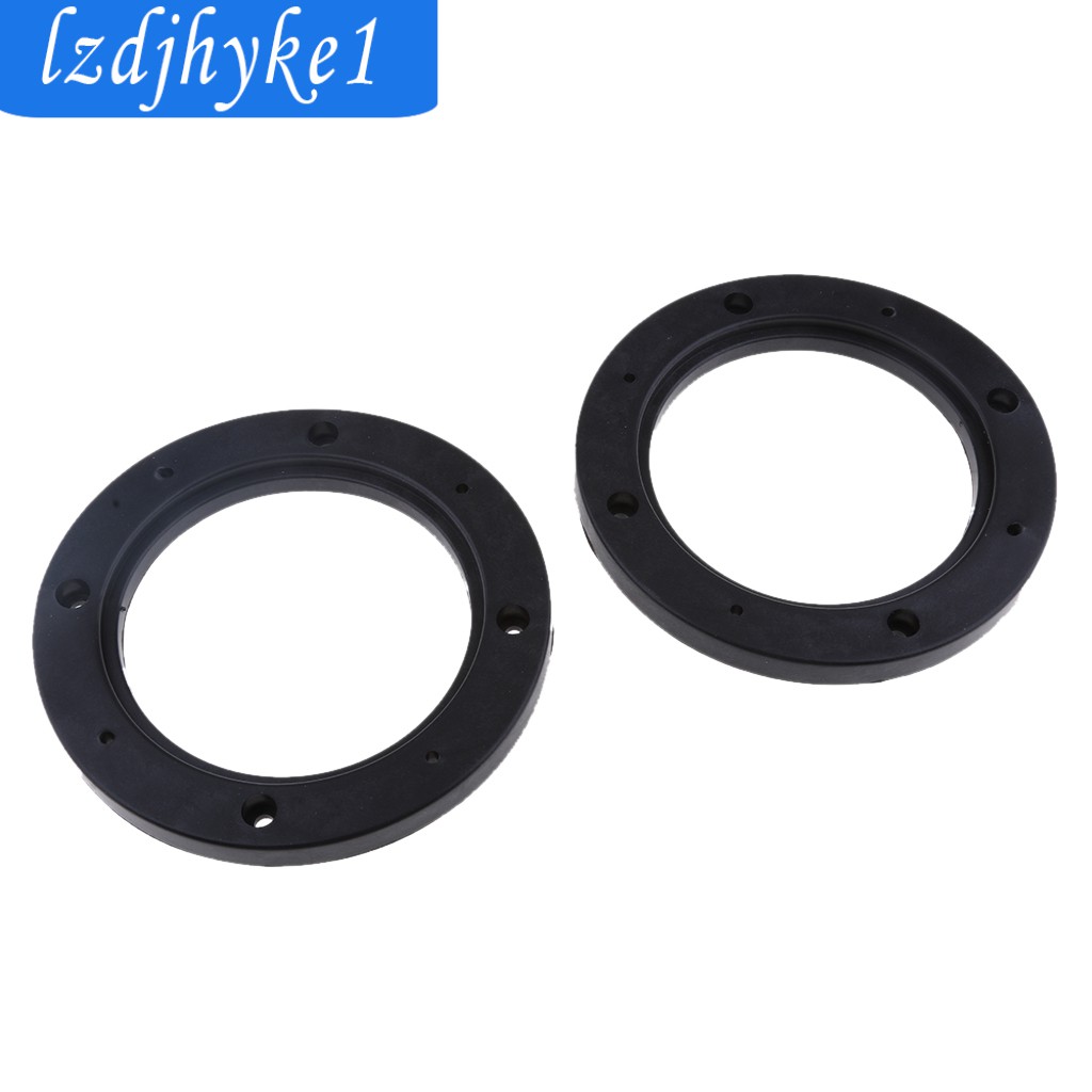 Set 2 Vòng Đệm Loa Âm Thanh 4inch Màu Đen An Toàn Cho Xe Hơi