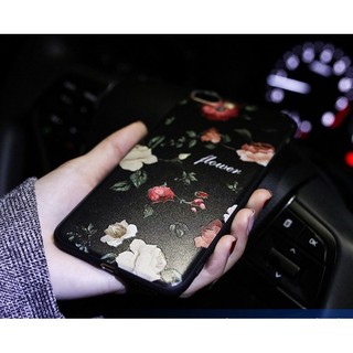 Ốp lưng 4D - Hoa Luxury Đen -  Iphone 5/5s/6/6s/6+/6s+/7/8/7+/8+